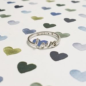 Lia sophia "love" ring